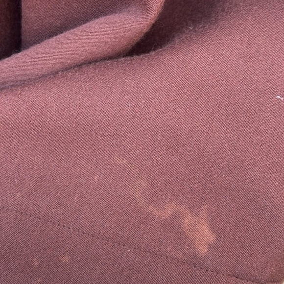 Azzedine Alaïa 1987 Rare Vintage Oversized Belted Wool Coat Brown/Purple - Picture 13 of 13